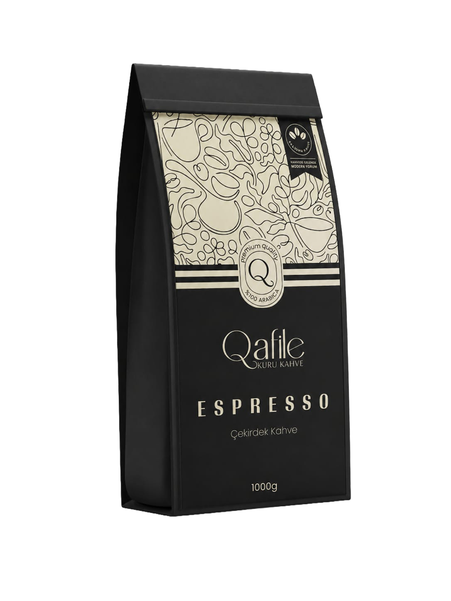 Qafile Espresso Çekirdek Kahve 1000g paket